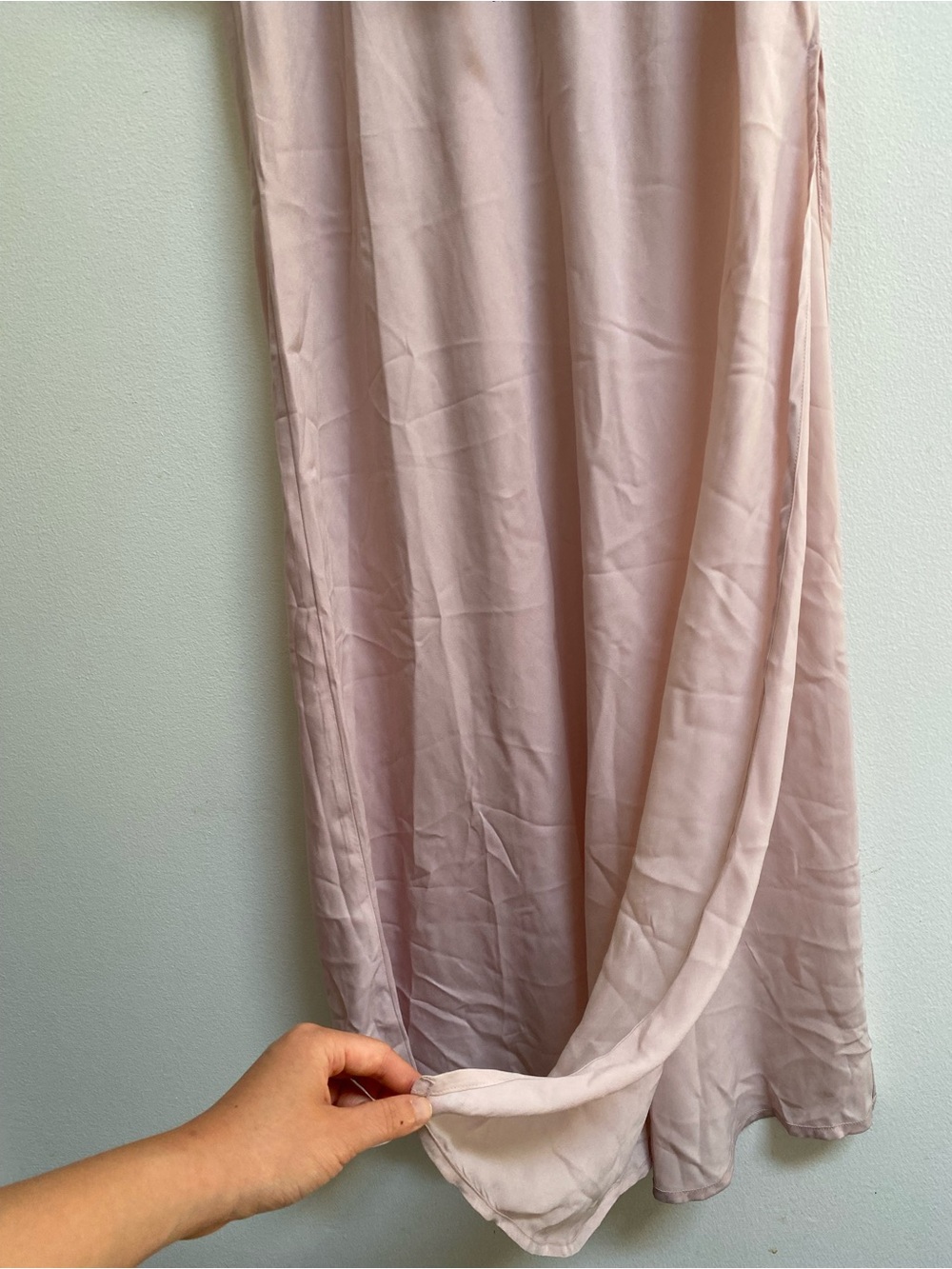 LyreBird Silky Colorblock Maxi Slip Dress M - Picture 13 of 14